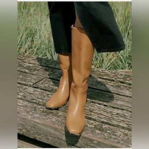 Madewell Tall Monterey Boot in Distant Sand 💛🤎🤍 sz 7 Brand new without box